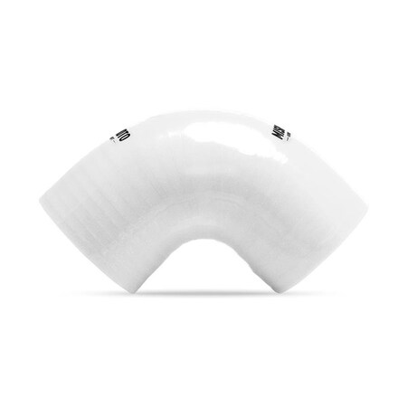 Mishimoto 2 Inlet Outlet Inner Diameter And 3 Length 90 Degree White Silicone MMCP-2090WH